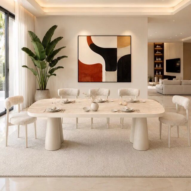 Afro dining table