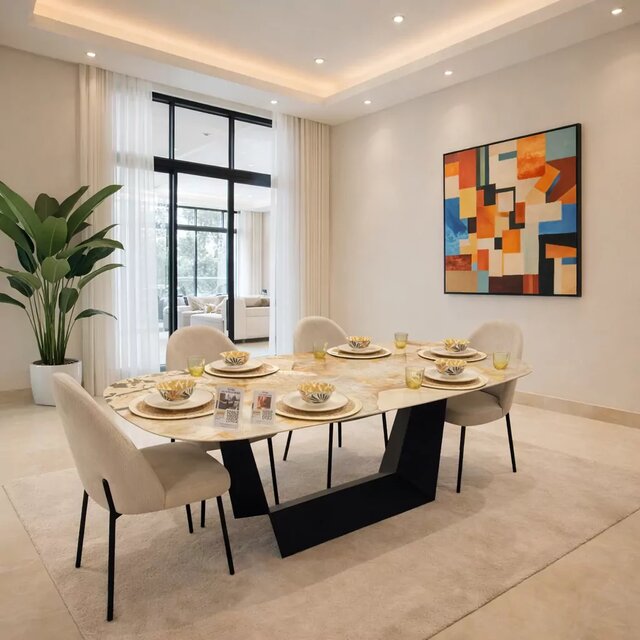 Gala ceramic dining table