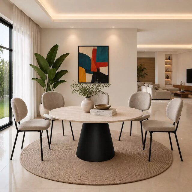 Jade dining table