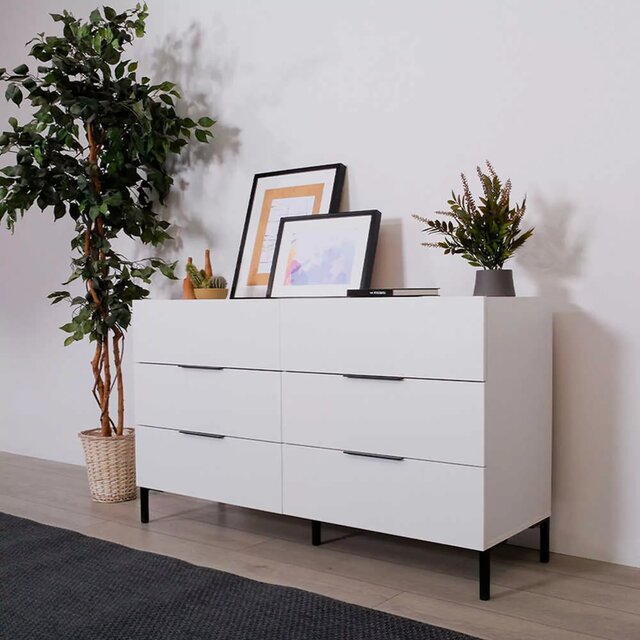 Oryana 6 Drawers Dresser
