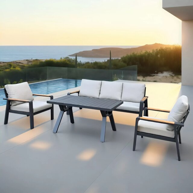 Rotterdam outdoor sofa set (5 seats)